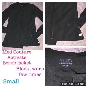 Scrub jacket black